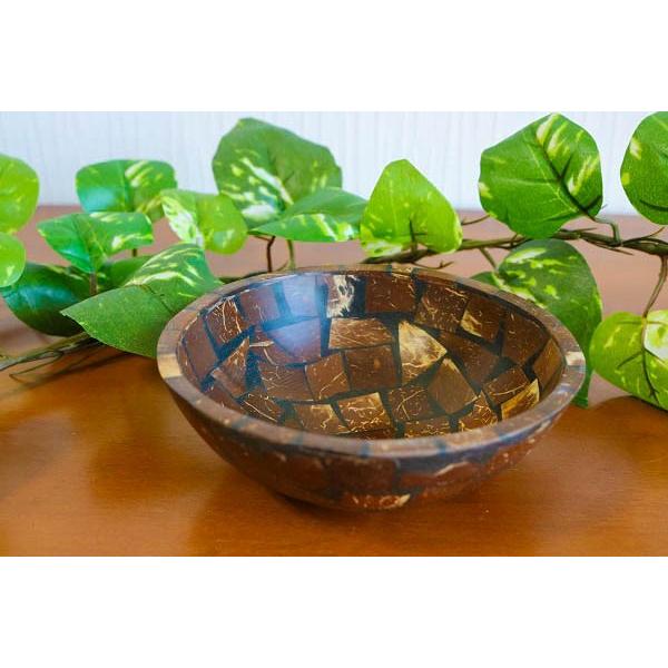 ココナッツ 玄関 リビング 鍵入れ シェル小物入れ（茶）bali バリ島 アジアン バリ 雑貨　