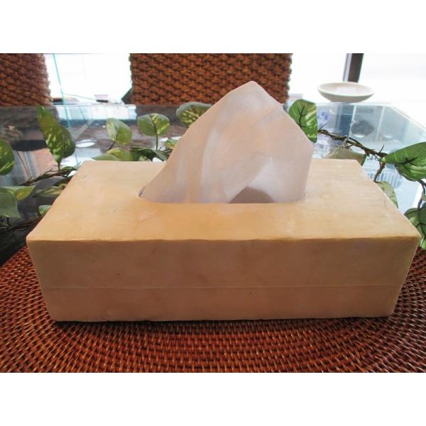 天然シェル　ティッシュボックス　アジアン　バリ　雑貨　