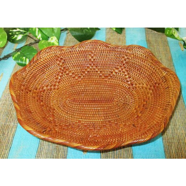 アタ　フラワー型プレート　小物入れ　アジアン　バリ　雑貨