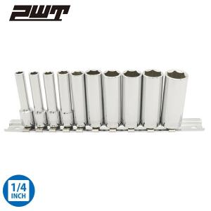 PWT 1/4インチ 6.35mm ディープソケット ディープソケットセット