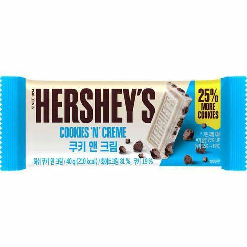 輸入菓子 チョコクッキー ハーシー シングルサイズ クッキー ＆ クリームバー 40g