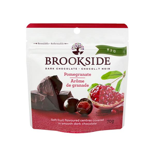 輸入菓子 チョコレート ブルックサイド ダークチョコレート ポメグラネイト （ ザクロ ） 小袋 7...