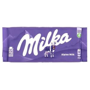 Milka ミルカ アルペンミルク 90g×1個 ミルクチョコレート 板チョコ