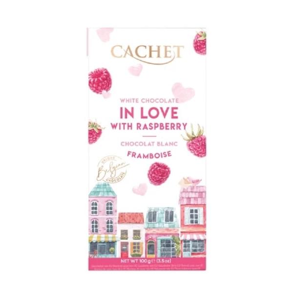 カシェ　ラズベリー　ホワイトチョコレート100g