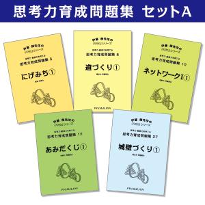 6歳児~ 思考力 パズル 思考力育成問題集 セットA