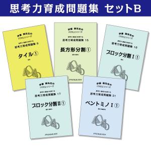 【6歳児~】思考力パズル／思考力育成問題集セットB