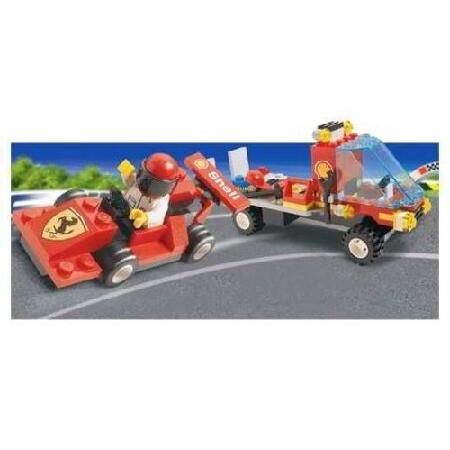 LEGO System Set #1253 Shell Car Transporter with F...