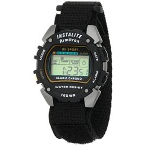 特別価格Armitron Sport Men's 40-6623BLK Chronograph Instalite Black Digital Watch好評販売中｜pyonkichishouten