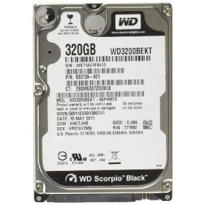 WD Black 320 GB Mobile Hard Drive, 2.5 Inch, 7200 RPM, SATA II, 16 MB Cache (WD3200BEKT) (Old Model)｜pyonkichishouten