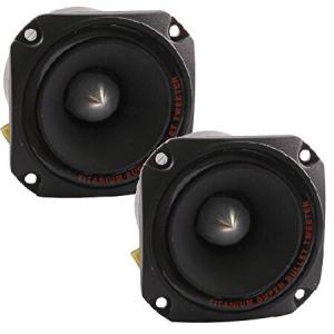 Seismic Audio - Pair of Titanium Horn Bullet Tweeter Speakers PA/DJ Tweeters - Replacement｜pyonkichishouten