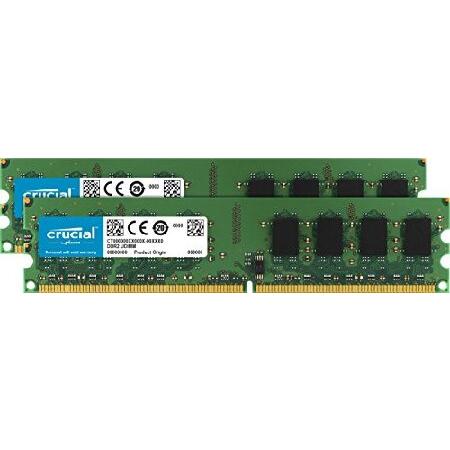 Crucial 8GB Kit (4GBx2) DDR2 667MHz (PC2-5300) CL5...