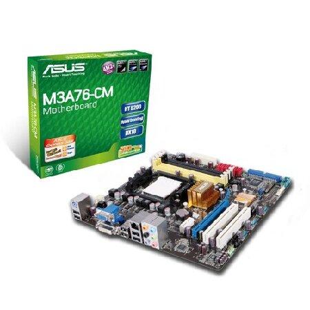 Asus M3A76-CM Socket AM2+/ AMD 760G/ DDR2/ A＆V＆GbE...