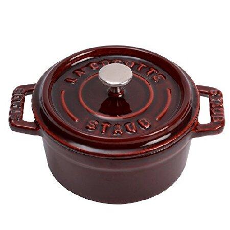 [ストウブ] staub ミニ ココット ラウンド 10cm マジョリカレッド（グレナディン） 鍋 ...