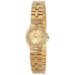 Invicta Women's 0134 Wildflower Collection 18k Gold-Plated Crystal Accented Watch｜pyonkichishouten