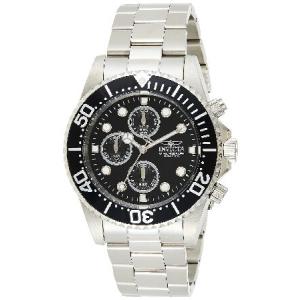 Invicta Men's 1768 Pro Diver Collection Stainless Steel Watch with Black Dial｜pyonkichishouten