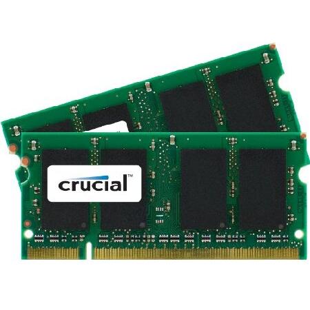 Crucial 4GB kit (2GB x 2) DDR2 800MHz (PC2-6400) C...