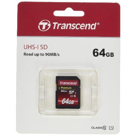 Transcend 64GB SDXC Class 10 Uhs-1 Flash Memory Ca...