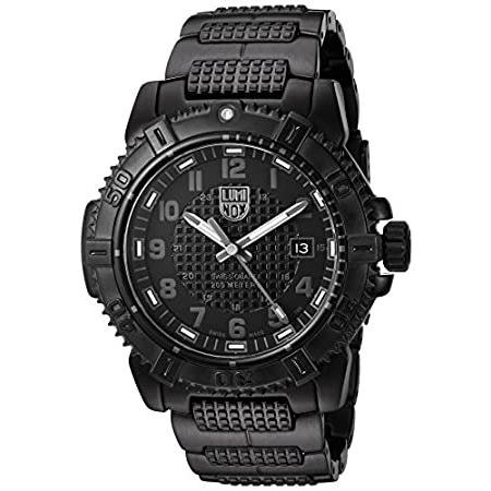 特別価格Luminox Men&apos;s 45mm Black Steel Bracelet &amp; Case...