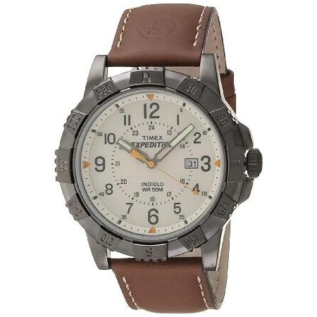 Timex Men&apos;s T49990 Expedition Rugged Metal Brown/N...