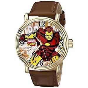 特別価格Marvel メンズ W001765 アベンジャーズ アイアンマン アナログクォーツ ブラウン 腕時計好評販売中｜pyonkichishouten