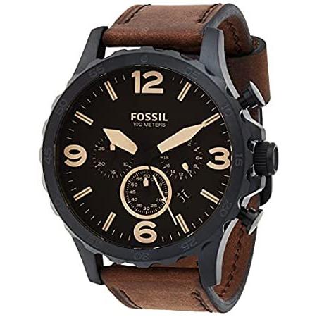 特別価格FOSSIL Nate Chronograph Leather Watch JR1487好評...