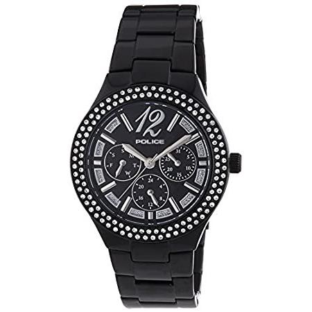 特別価格POLICE レディース 腕時計 Glitz ブラック P14306MSB-02M好評販売中