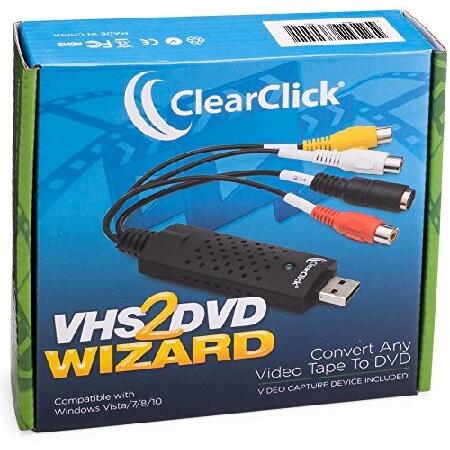 ClearClick VHS To DVD Wizard with USB Video Grabbe...