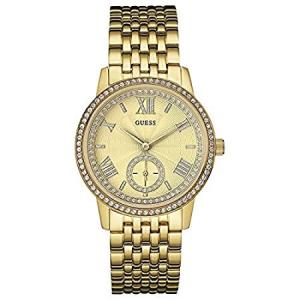 特別価格GUESS W0573L2%カンマ%Ladies Dress Elegant%カンマ%Gold Tone With Crystals%カンマ%WR好評販売中｜pyonkichishouten