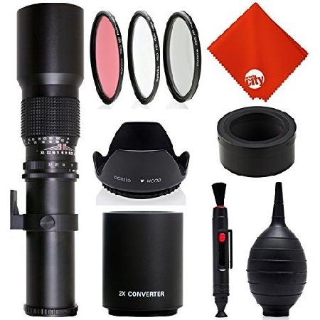 Opteka 500mm/1000mm f/8 Manual Telephoto Lens for ...