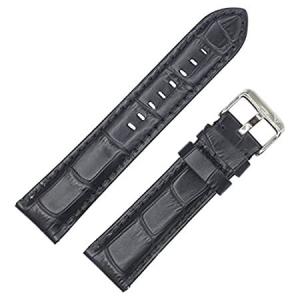 特別価格ブラッククロコダイルGrain純正leatherpadded Watch Band By Dakota 22mm ブラック好評販売中｜pyonkichishouten