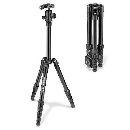 Manfrotto 三脚 Elementトラベル三脚 MKELES5BK-BH 最大耐荷重4kg ブ...