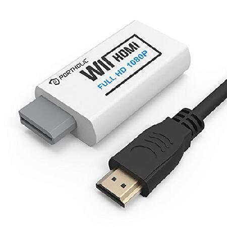 Wii to HDMI 変換アダプター PORTHOLIC Wii to HDMI Wii専用HDM...