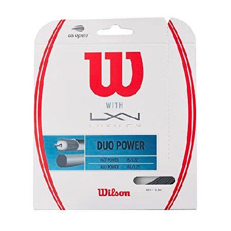 Wilson(ウイルソン) テニス ストリング ガット DUO POWER(デュオ・パワー) シルバ...