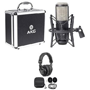 特別価格AKG P420 Studio Condenser Recording Podcasting Microphone Dual Capsule Mic Bundle with Rockville PRO-M50 Studio Headphones w/Detacha好評販売中