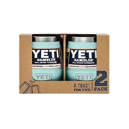 YETI ランブラー 10オンス ワインタンブラー、真空保温、ステンレススチール、2点セット