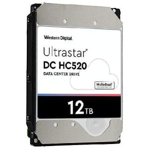 Western Digital 12TB Ultrastar DC HC520 SATA HDD - 7200 RPM Class, SATA 6 Gb/s, 256MB Cache, 3.5