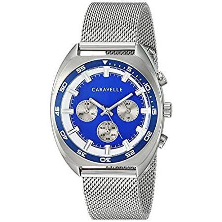 特別価格Caravelle Retro Chronograph Mens Watch, Stainl...