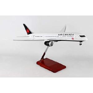 Daron SKR9004 Skymarks Air Canada 787-9 1/100 木製スタンドとギア付き ブラウン｜pyonkichishouten