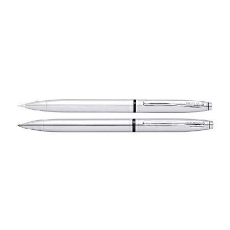 CROSS Avitar 光沢クロム ボールペン 鉛筆セット 0.7mm AT010G-1