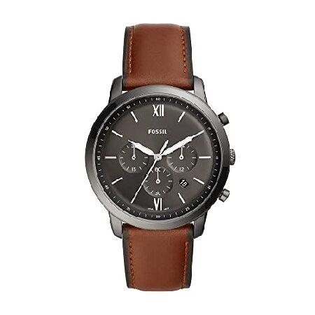 Fossil Mens Chronograph Quartz Watch with Leather ...