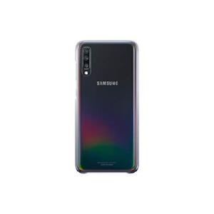 Samsung OEM Galaxy A70 グラデーションカバー ブラック｜pyonkichishouten