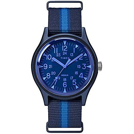 特別価格Timex MK1 メンズ腕時計 アルミカリフォルニアブルーダイヤル キャンバスストラップ ...