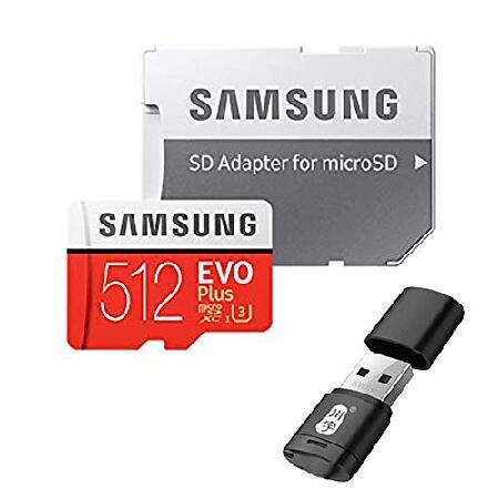 512GB microSDXCカード マイクロSD Samsung サムスン EVO Plus Cl...