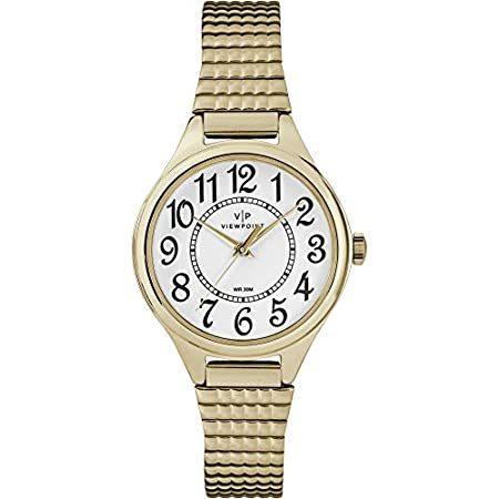 特別価格Viewpoint by Timex CC3D82200 Women&apos;s Gold-Tone...