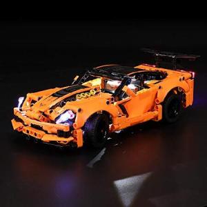 Briksmax Led Lighting Kit for Technic Chevrolet Corvette ZR1 - Compatible with Lego 42093 Building Blocks Model- Not Include The Lego Set