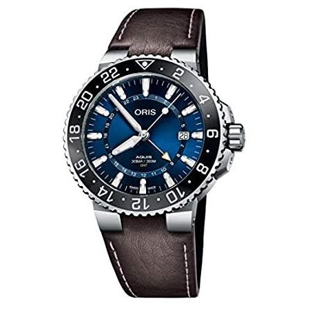 特別価格Aquis GMT Date Blue Dial 43.5mm Watch好評販売中