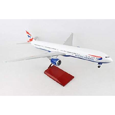 Daron Skymarks British 777-300 1/100 with Wood Sta...