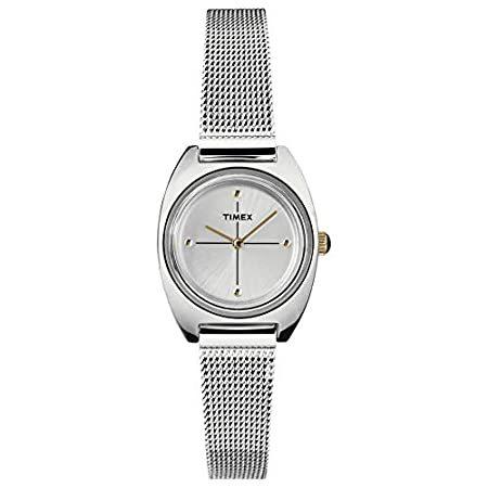 特別価格Timex Milano Petite 24 mm Silver Dial Watch TW...