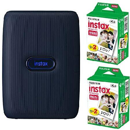 富士フィルム Instax Mini Link スマートフォンプリンター + 富士フィルム ( 40...