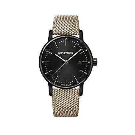 特別価格Wenger Urban Classic Watch Black Dial, Brown N...